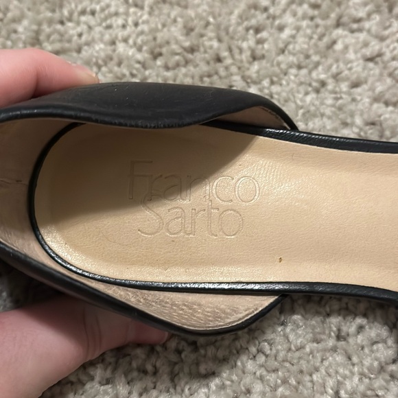 Women’s Franco Sarto Black Flats- Size 9 - Picture 3 of 5